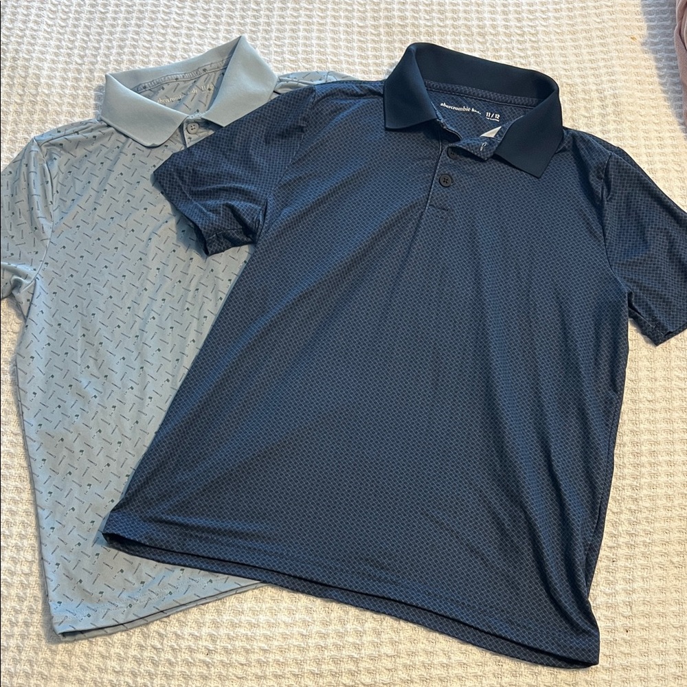 Set of Two Abercrombie Performance Polo Shirts